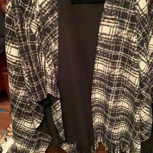 Women’s Poncho with Fringe